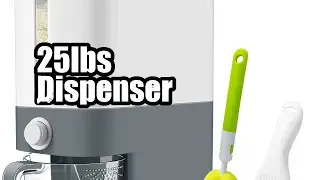 Review Lenwi 25 Lbs Rice Dispenser