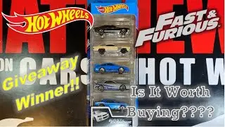 Hot Wheels 2020 - Fast & Furious 5 Pack & Giveaway Winner!