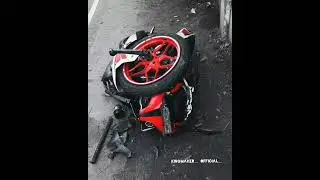 RS200 Bike Accident💔😭😱whatsapp status🤕😔