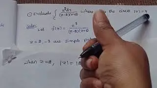 Cauchy Residue theorem # Problems-1 # Complex Analysis # Engg.Maths