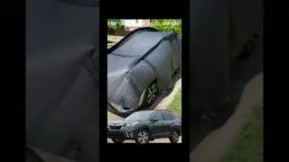 Hail storms No longer a problem with THE CAR ARMOR hail protection covers.