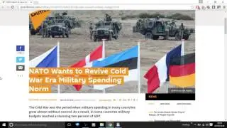 NATO Wants to Revive Cold War Era Military Spending