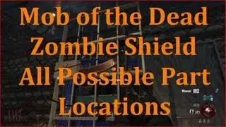 Mob of the Dead &mdash; детали щита зомби: все места появления