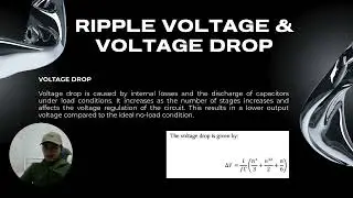 Cockroft Walton voltage multiplier circuit for producing high DC voltages 12-stages (Group 9)