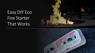 Easy, Free DIY Eco Fire Starter | Reusing Your Cardboard Egg Cartons & Dryer Lint