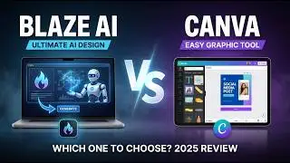 Blaze Ai Vs Canva | Canva Vs Blaze AI Design Tool | AI Design Platform Comparison