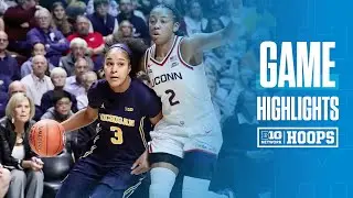 ТОП-10 ТРИЛЛЕРОВ: Мичиган против UConn | Обзор | Женский баскетбол Big Ten | 21.11.25