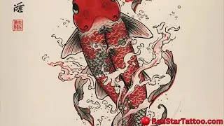 Koi Fish Tattoos - AI Tattoo Generator