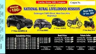 National Rural Livelihood Mission Dadenggre Lucky Draw Prize rang namnambea niangbo