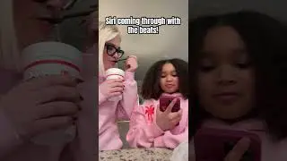 Siri has the BEST beats! 😎#scarlettandtiania #ppp #beats