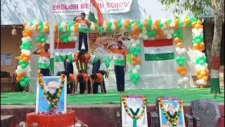 77th Republic day celebrations in Little Minds High school in chilukodu village Dornakal mandal 