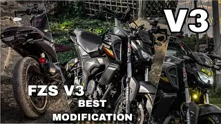 FZS V3 BEST MODIFICATION KAISE KARA FZ MODIFIED PART 1 #bike #fz #fzs_v3 #modified