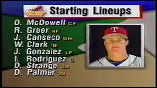 Oakland Athletics at Texas Rangers 1994 06 18