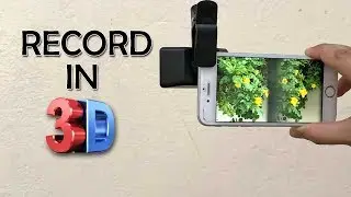 Record 3D VR videos with Clip-on Lens on any phone!