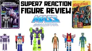 SUPER7 REACTION FIGURES REVIEW. MARS ATTACKS & TRANSFORMERS! 12 TOTAL FIGURES. THESE ARE AMAZING!!