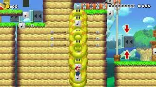 MARIO MAKER NIVEAU DE STAN (the invisible wall! [glitchs])