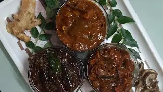 Onam Special- Pickles Recipies- Inji puli, Naranga (lemon) & Manga (Mango) achaar