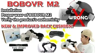 BOBOVR M2 | New & Improved Cushion | Meta Quest 2 | Philippines | Ninjandre