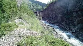 Cadomin Abandoned  Railway  -  Mcleod River Canyon  Hike