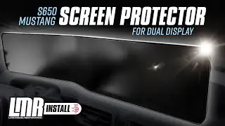 2024-2025 S650 Mustang: How To Install Screen Protector - Full Process | Dual Display & Split Screen