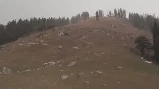 Hamta Valley Snowfall &ndash; Drone Shot ❄️🚁