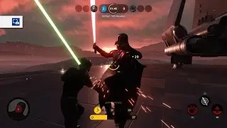 Star Wars Battlefront | 1 VS 1 Heroes Vs Villains | Two Really Difficult Matches