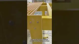 The FRP platform is made of FRP profiles
