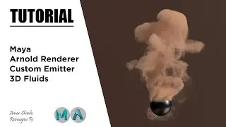 Создание пользовательского излучателя в 3D-жидкостях | Maya | Arnold Renderer | Учебное пособие