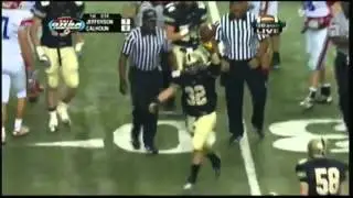 Calhoun recovers a Jefferson fumble to give the Jackets great field position