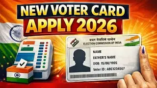 new voter card kaise banaye | New Voter Card Online Apply | Voter ID Card Kaise Banaye