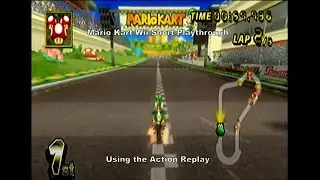 Mario Kart Wii Short Playthrough using the Wii's Action Replay :D #Wii #Nintendo #CheatCodes #Gaming
