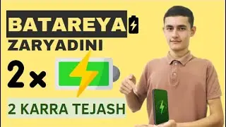 Batareya zaryadini tejash uchun TELEFON parametrlari yashirin sozlamalar!! 2x ZARYAD