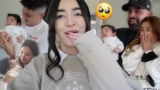OUR FRIENDS MEET OUR BABY FOR THE FIRST TIME!😱