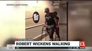 Robert Wickens Walking