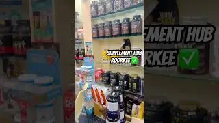 Roorkee best protein shop all imported protein available in supplement hub #gym #protienpowder #grab