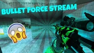 [Bullet Force] AUG IS NOT GOLD ANYMORE (TDM Sniping & Trickshotting)!! **live**