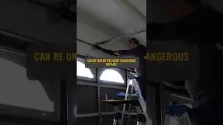 Почему РИСКОВАНО заменять пружину гаражных ворот САМОСТОЯТЕЛЬНО?
