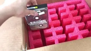 Display Height 295mm & 235mm of Hard disk drive esd foam shipping packaging for HDD
