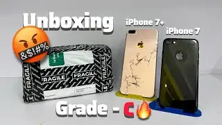 Unboxing iPhone 7 , iPhone 7 Plus by Super Sale Cashify🔥|| Geade - C 😱 || Hindi 