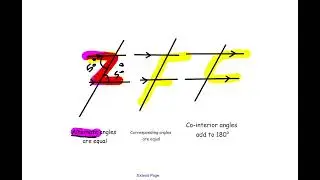 Angles rules Alternate, Corresponding,  co-interior#Year7#Year8#Year9#GCSE
