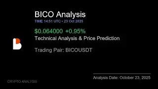 BICO (BICOUSDT) Technical Analysis - Price Prediction & Buy or Sell October 23, 2025