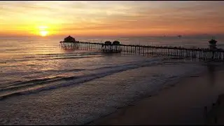 Surf City USA.  An Aerial Tour Huntington Beach, CA