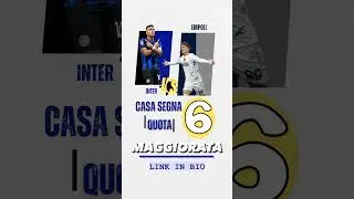 INTER SEGNA A QUOTA Link telegram in bio + Info #scommesse #betting #bettingtips #seriea #inter