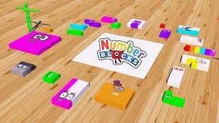 Looking for Numberblocks Puzzle Tetris 225 Space ASMR | Numberblocks Satisfying Video