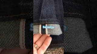 How to tell The difference between selvedge denim and non selvedge denim jeans #shorts