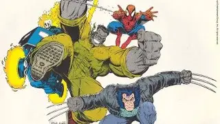 New Fantastic 4️⃣ #marvelcomics #spiderman #wolverine #hulk #ghostrider #fantasticfour #comedy #90s 