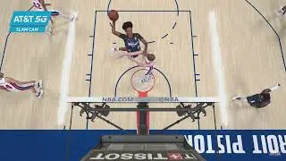 NBA 2K24 - Amen Thompson w/ Disrespectful Dunk on Kevin Heuter!!!