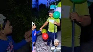 Misty ko balloon mil Gaya&ldquo;Building Wooden Log Cabin in Forest 🌲😘| Survival House Step by Step