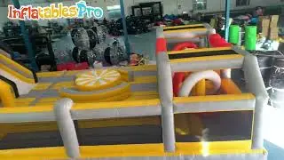 Unleash the Beast! 🦁 Giant Lion Bounce Park Test!