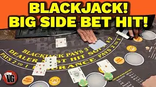 Blackjack 💥 Winning Big Side Bets and Splits &spades;️ Real Casino Play!